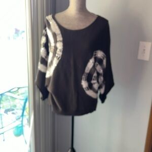 INC International Concepts Women's Olive/White Sequins Size XL Top